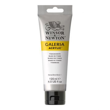 Akrylfärg Galeria 120ml  Titanium white 644  *