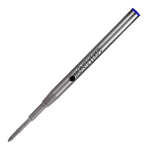 Monteverde Capless Gel Refill (to fit Montblanc), Broad  Point, Blue