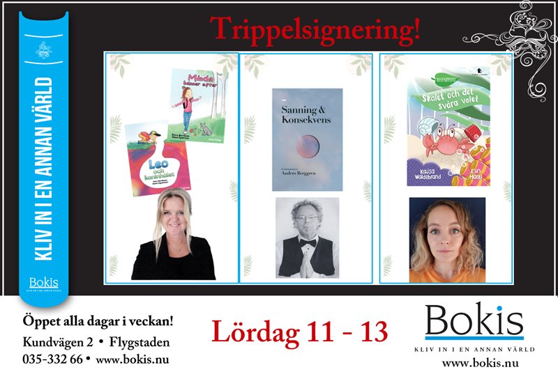 Trippelsignering på Bokis