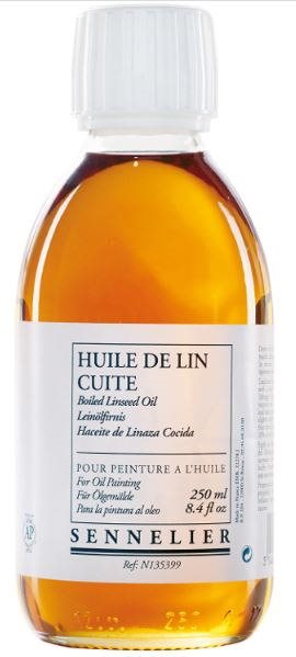 Oljemedium Sennelier Boiled Linseed Oil 250ml