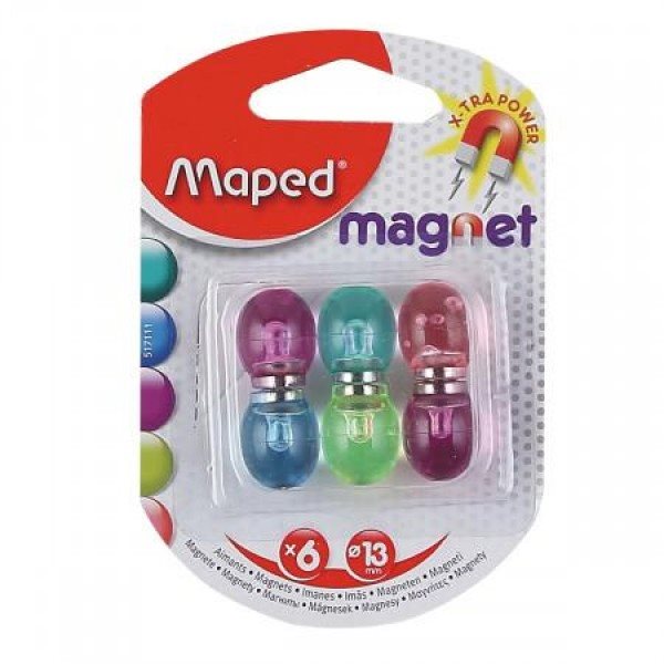Magnet X-tra Power 13 mm Färg 6/set