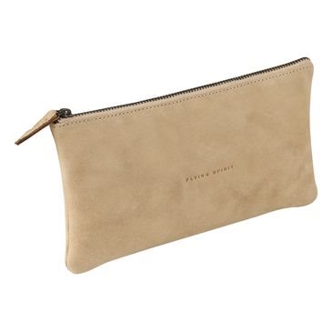 Claire Fontaine Läder Pennskrin Beige