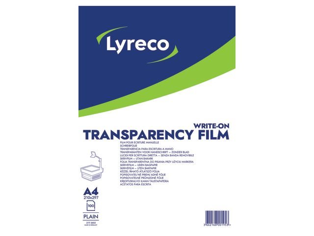 Overheadfilm LYRECO 317802 100/FP