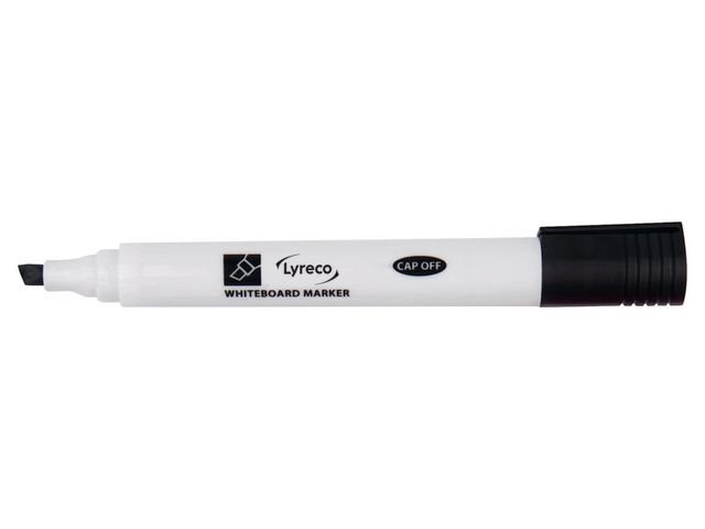 Whiteboardpenna LYRECO drywipe Sned Svart