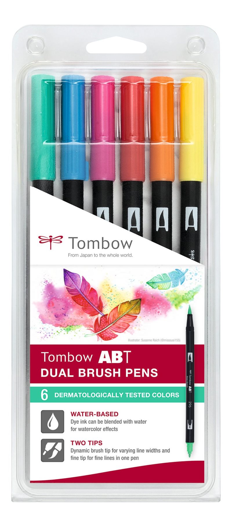 Tombow ABT Dual Brush 6P-3 Tattoo