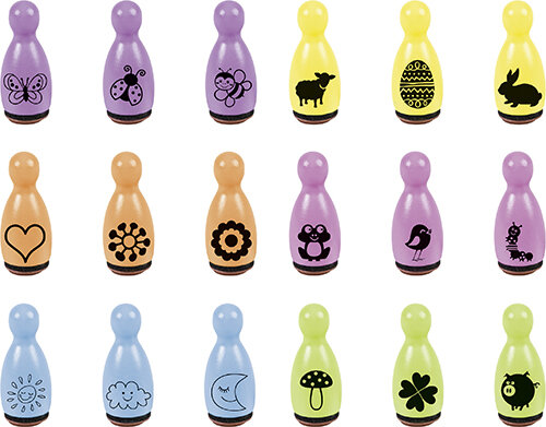 Stämpelfigurer "Vår"