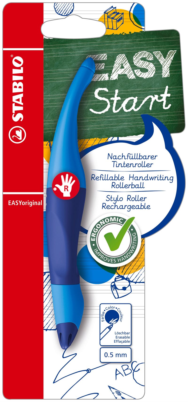 Penna STABILO EASYoriginal Höger Blå
