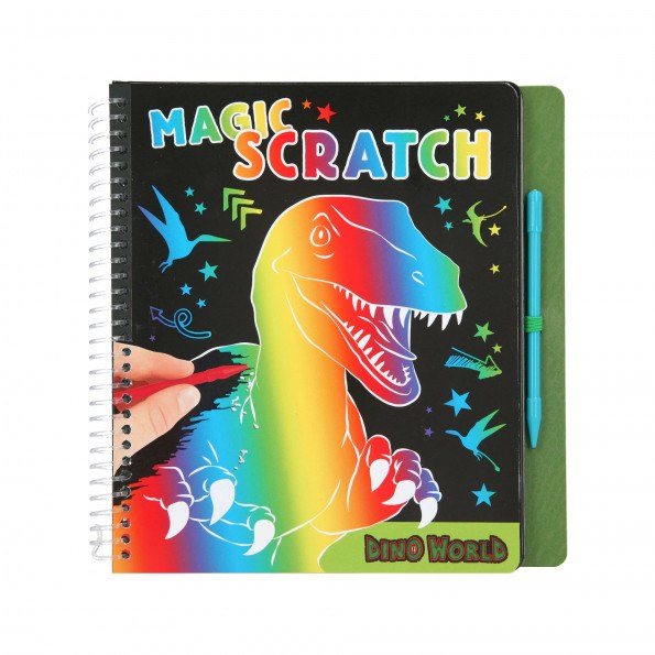 Dino World Magic Scratch Bok