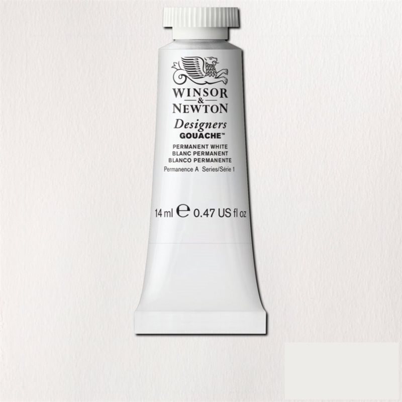 Gouachefärg Winsor & Newton 14ml Permanent White 512