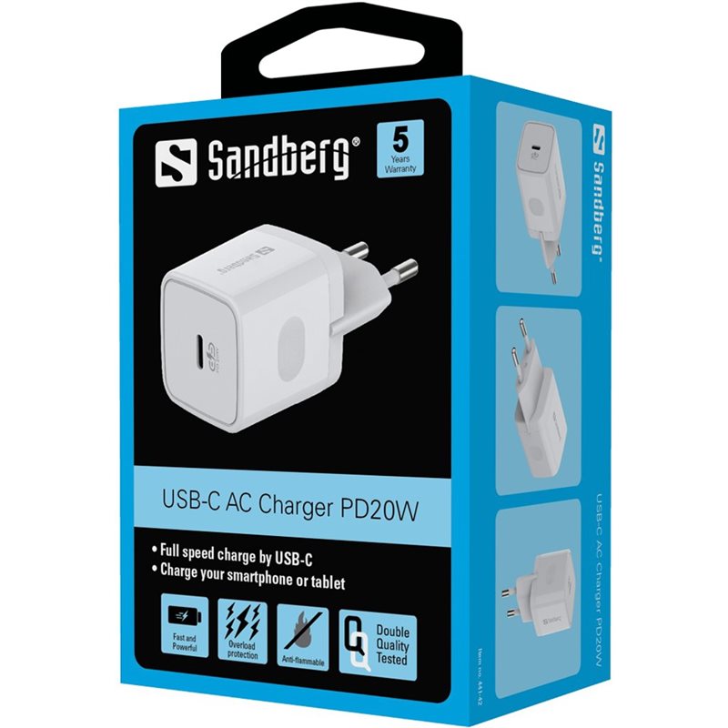 Laddare USB-C AC PD20W