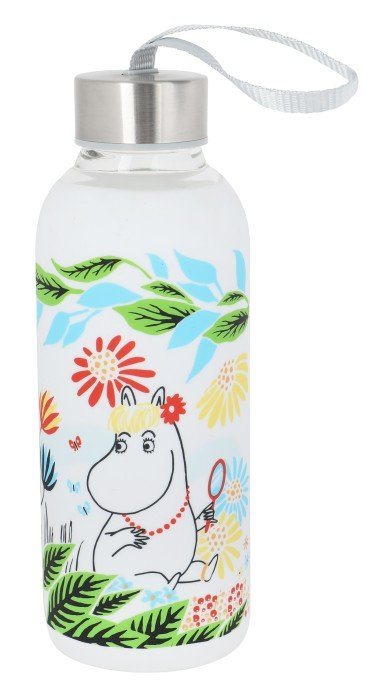 Mumin På Ängen Vattenflaska Glas