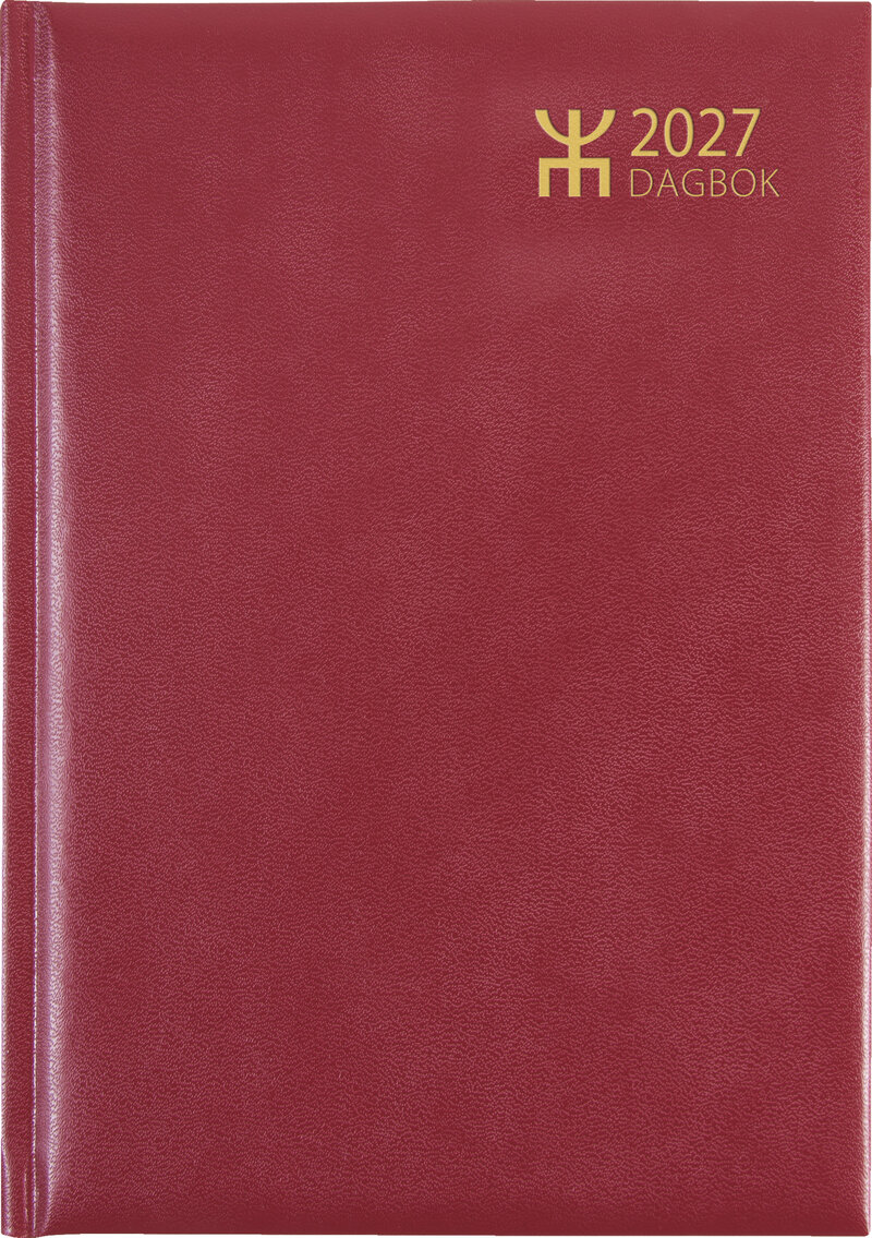 Agenda - Dagbok Röd FSC