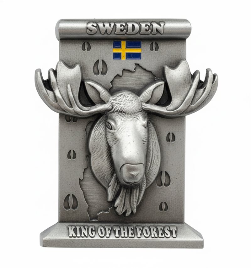 Magnet Älg King of the forest 75mm
