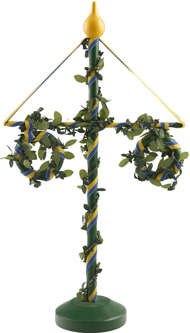 Midsommarstång 38cm Trä