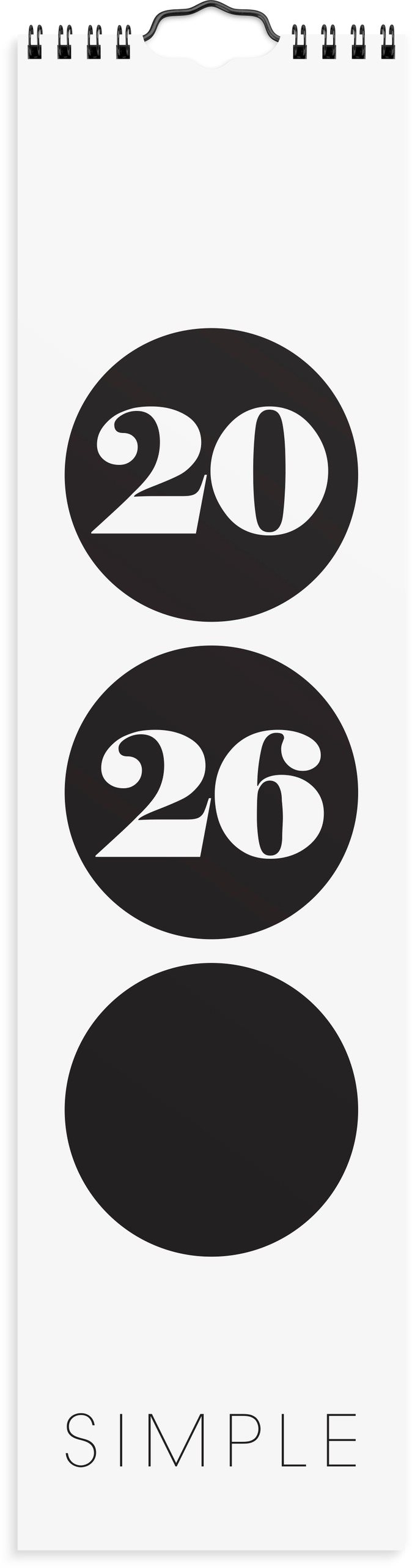 Väggkalender 2026 Simple