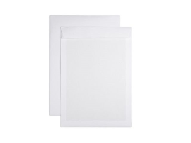 Pappryggpåse 229x334mm vit