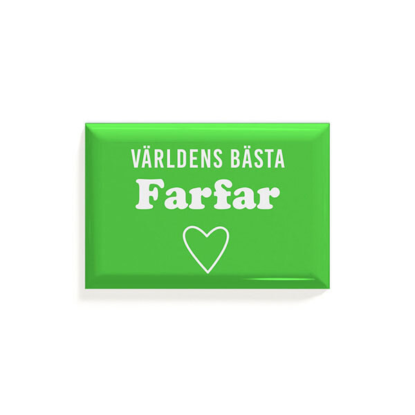 Magnet bästa farfar 78x53mm