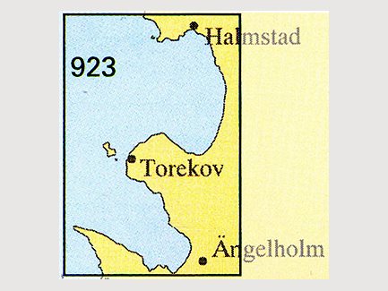 Sjökort 923 Tylön - Kullen