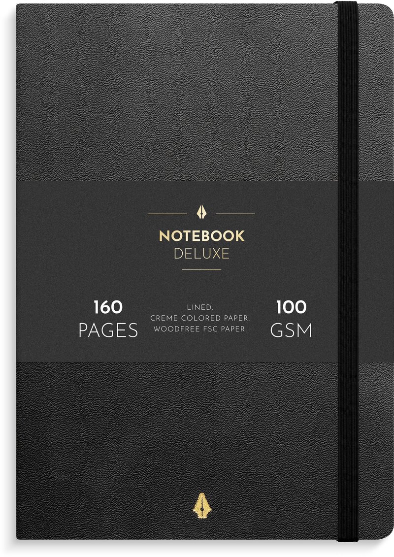 Notebook Deluxe A5 black