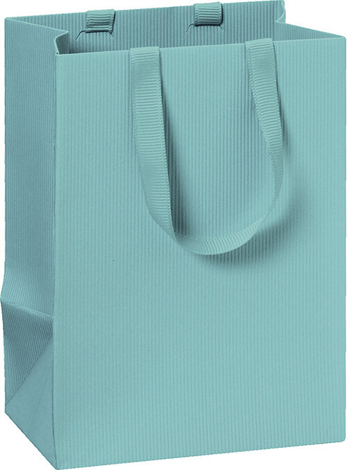 Presentpåse 10x8x14 cm Turkos