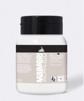 Akrylfärg Titanvit Maimeri Acrilico 500ML