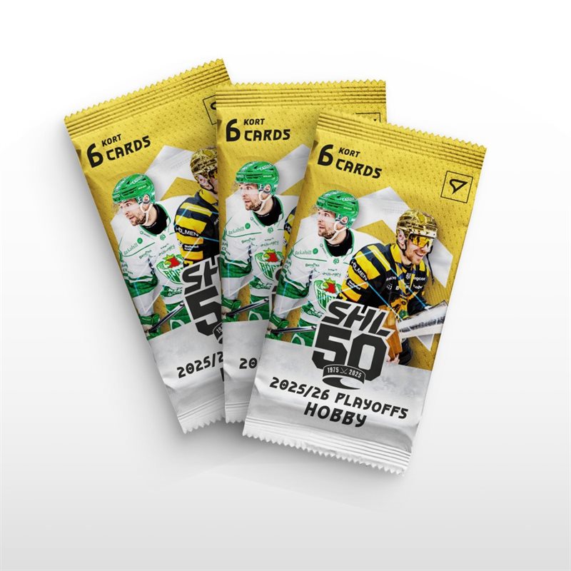 Booster Samlarkort SHL 25/26 Play Off Hobby Pack Series 1