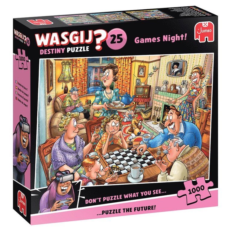 Pussel Wasgij Destiny 25 Game Night 1000 Bitar