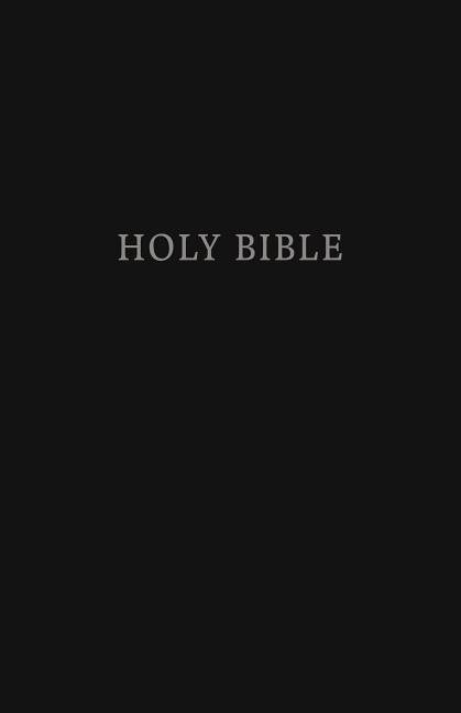 Kjv, pew bible, large print, hardcover, black, red letter edition, comfort