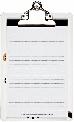 Jean-Michel Basquiat Dino (Pez Dispenser) Mini Clipboard