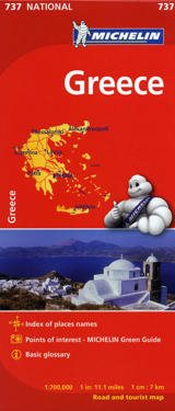 Karta Grekland Michelin 737 karta : 1:700000