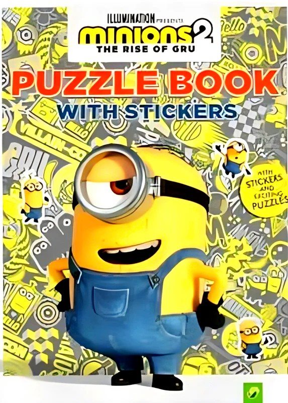Minions 2: Puzzle Book with Stickers