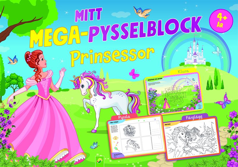 Prinsessor. Mitt mega pysselblock