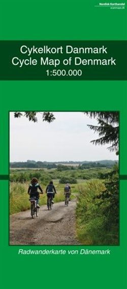 Danmark Cykelkarta Nordisk Korthandel : 1:500000