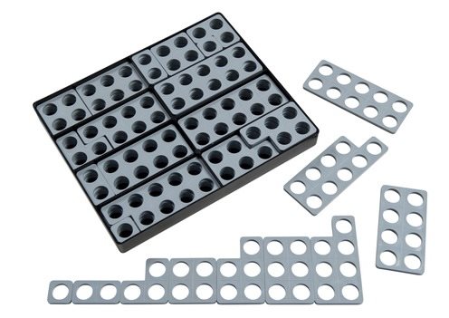 Numicon Talblock gråa, box med 80 stycken