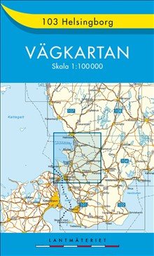 103 Helsingborg vägkartan : 1:100000