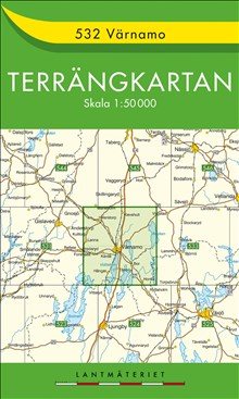 532 Värnamo Terrängkartan : 1:50000