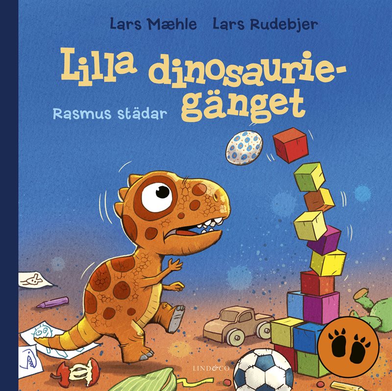 Lilla dinosauriegänget. Rasmus städar