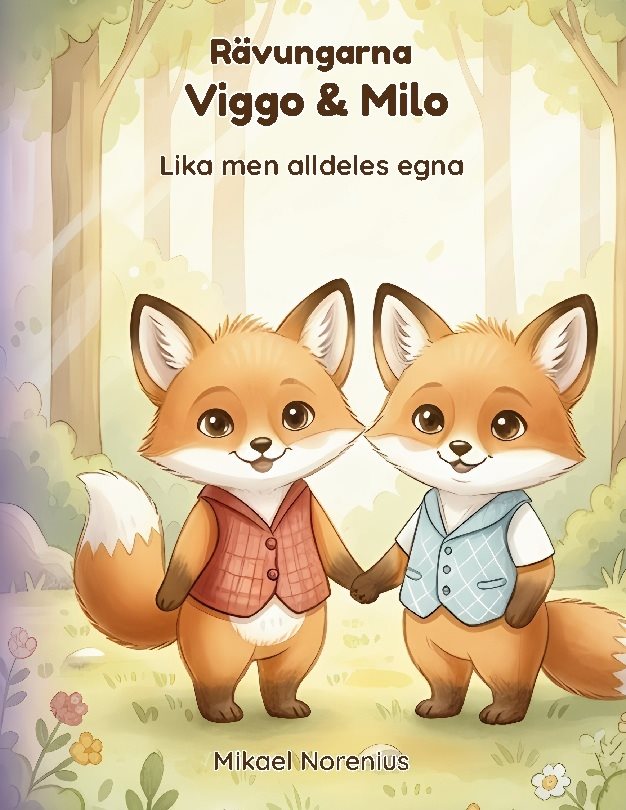 Rävungarna Viggo & Milo : lika men alldeles egna