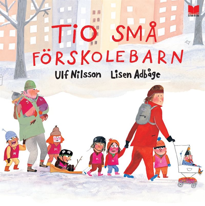Tio små förskolebarn