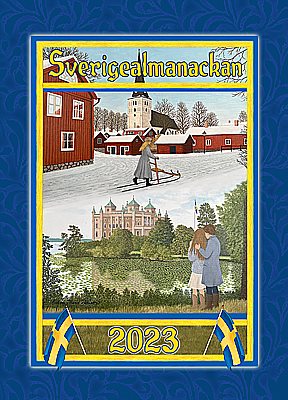 Väggkalender 2023 A3 Sverigealmanackan