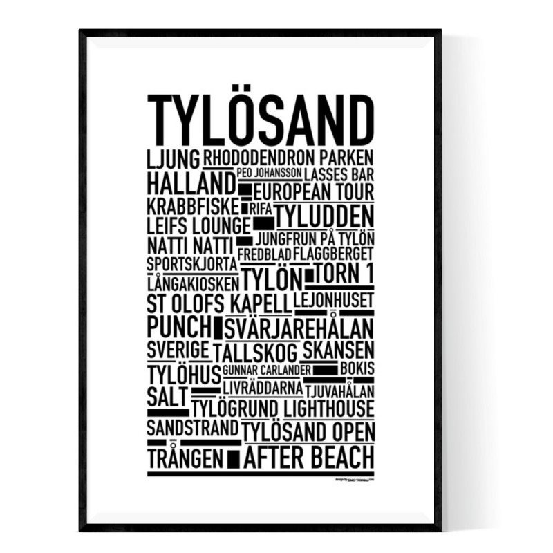 Plansch 30x40 Tylösand Wallstars