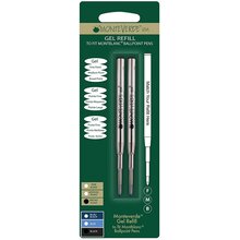 Monteverde Capless Gel Refill (to fit Montblanc), Broad Point, Black
