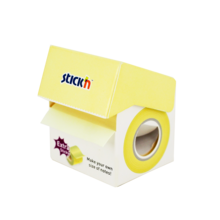 Notisrulle Extra Sticky FSC 50mmx10m Pastell Gul
