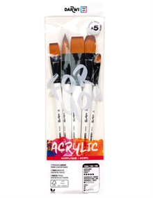 Penselset Darwi for you Akryl Thick 5-pack