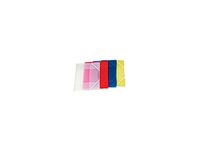 Gummibandsmapp plast 3-kl A4 transp/gul