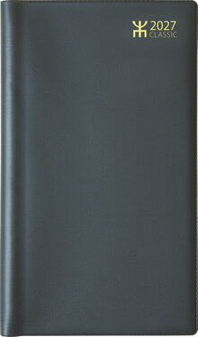 Fickkalender - Classic Svart Plast FSC