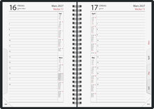 Agenda - Timdagbok Bordeaux Wire-O FSC