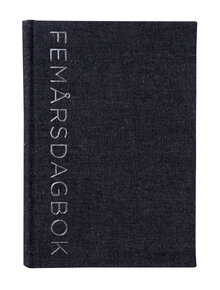 5 års dagbok med svensk design och förnämligt bokbinderiarbete