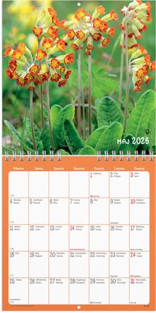 Väggkalender 2026 Blommor