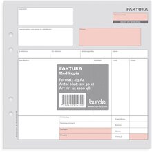 Faktura 2/3 A4 med 1 kopia 2 x 50 blad